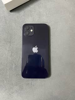 iPhone 12 ( 100% health ) 64 gb black color