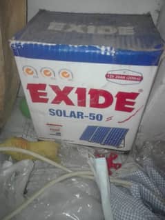 Exide battery Solar _ 50 avalibale