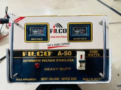 stabilizer  filco A-50  5000 waat  automatic stabilizer