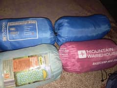 imported camping bags/sleeping bags