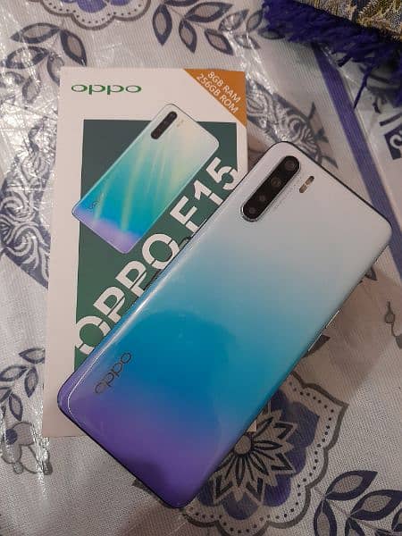 oppo f-15 Mobile display Fingerprint 8/256 with box 2