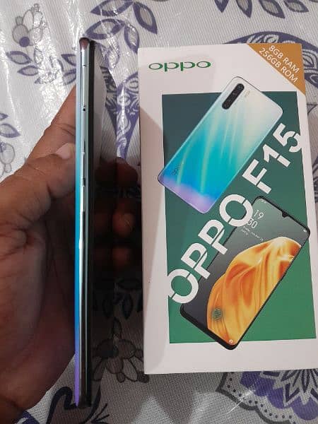 oppo f-15 Mobile display Fingerprint 8/256 with box 3