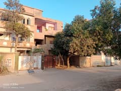 HOUSE FOR SALE 120 SQ YARDS SEAMI COMMERCIAL GROUND + 1 RCC IN NORTH KARACHI SECTOR 2