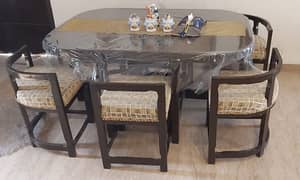 space saving 6 seater dining table