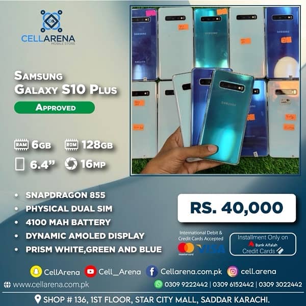 Cellarena Samsung S10 Plus Approved 0