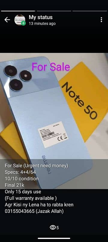 For Sale (Urgent) 1