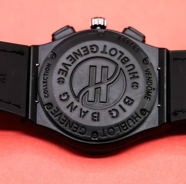 Hublot Geneve Blue leather strap 4