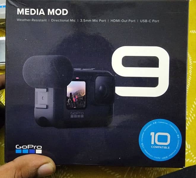 Go pro hero 11 black edition with midea mod with orignal extra bettery 7