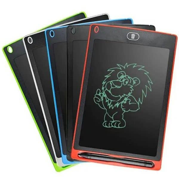 (12 Inch Multi Color) Lcd Writing Tablet Electronic Slate Learning To 3