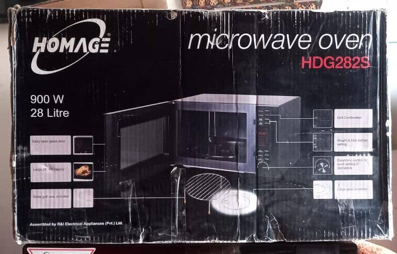 home age microwave oven brand new 9