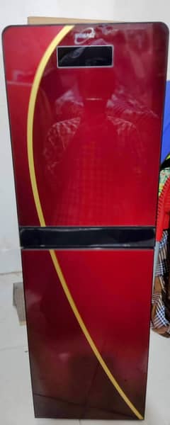 Homage HWD-49432 Water Dispenser (Red) – 3 Taps & Fridge, Barely Used! 0