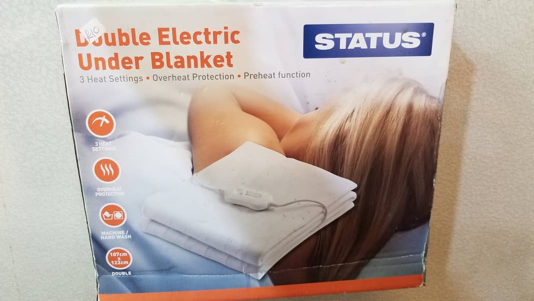 Electric Under Blanket - Single and Double Bed 1