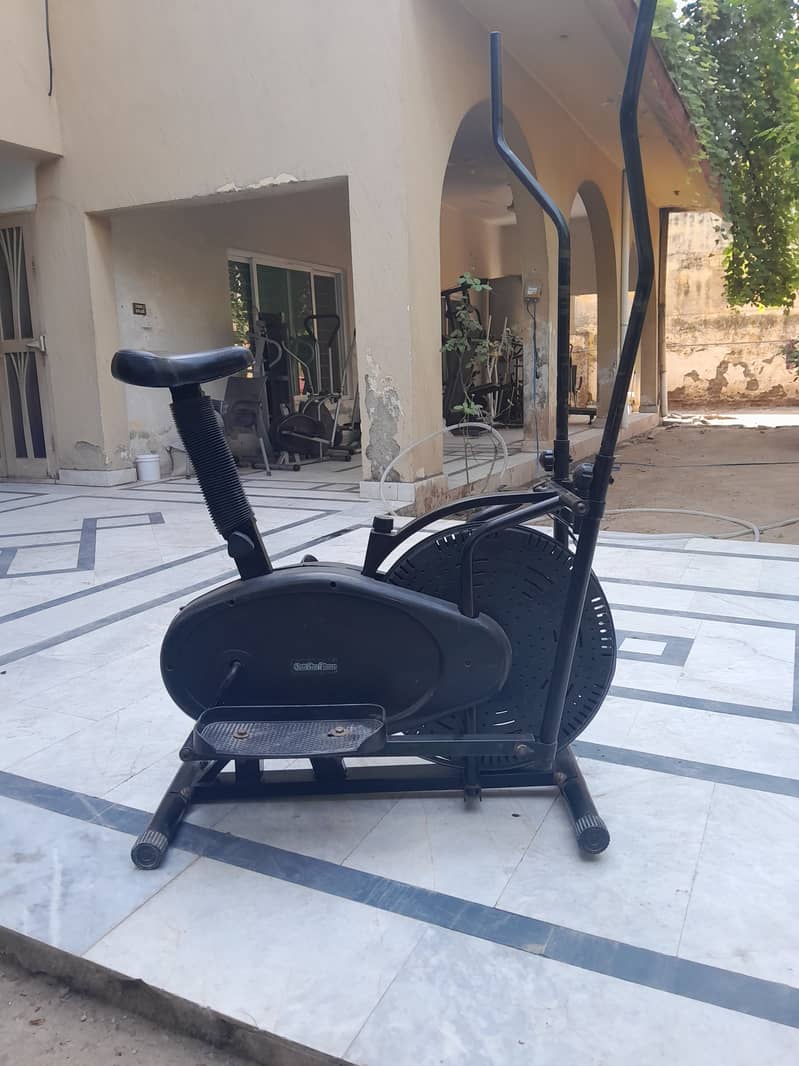 Elliptical cycle exercise machine elliptical air bike treadmill cycle 2