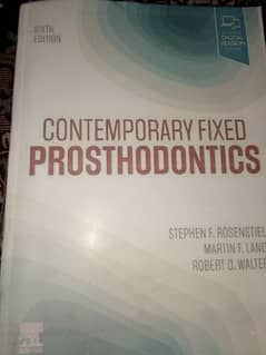 Contemporary Fixed prosthodontics by Rosentiel