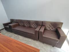 Leather Sofa Set