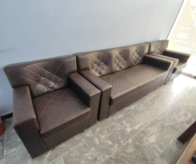 Leather Sofa Set 2