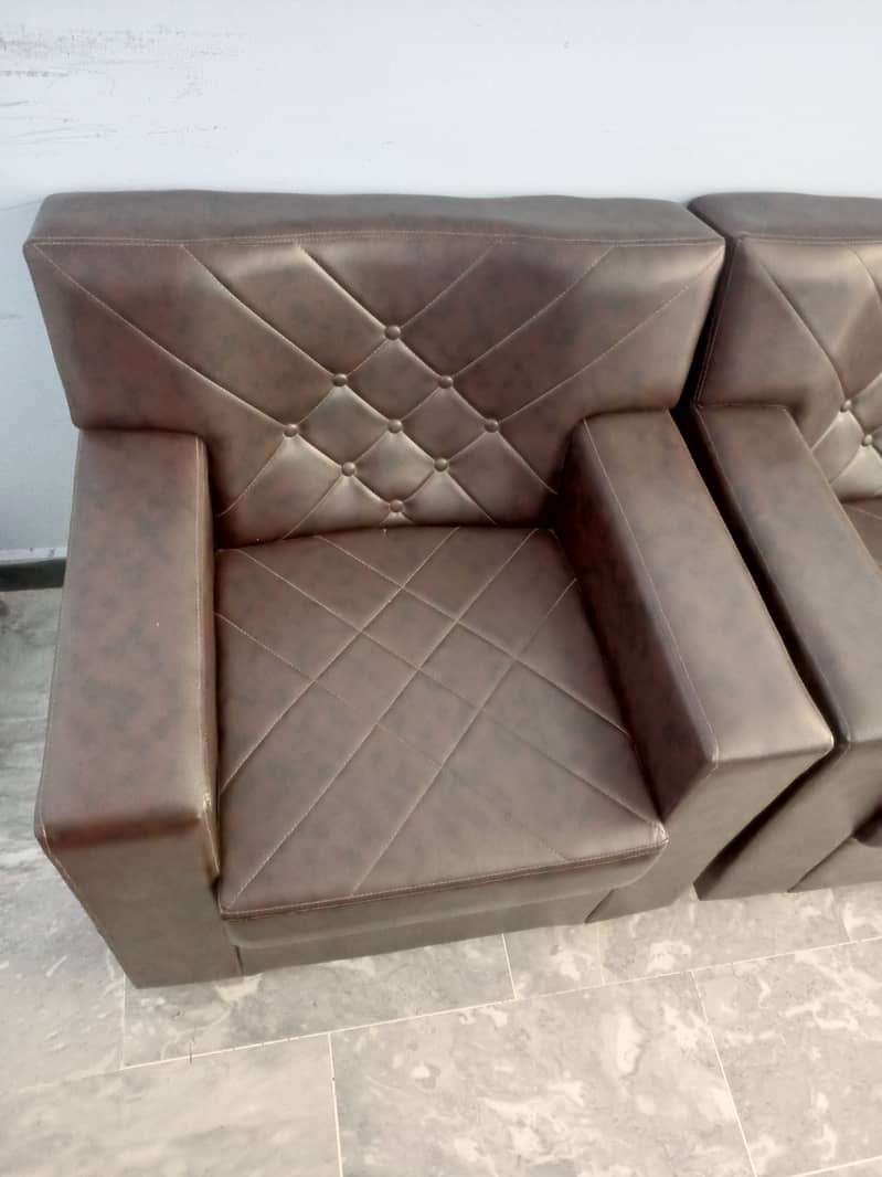 Leather Sofa Set 3