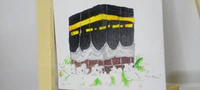 Makkah acrylic painting 0