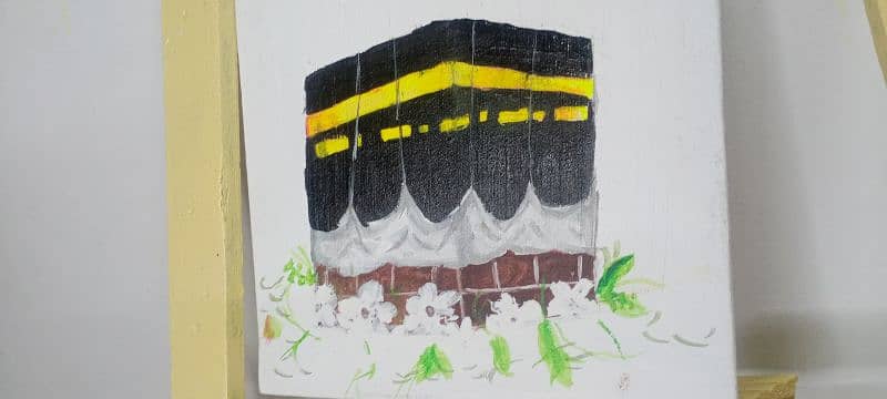 Makkah acrylic painting 0