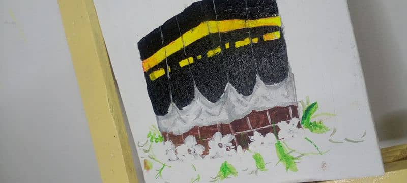 Makkah acrylic painting 5