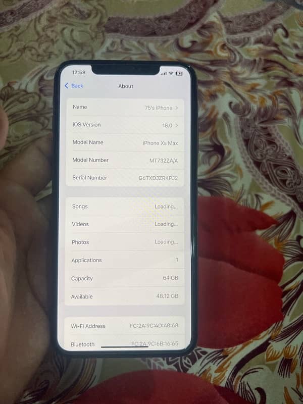 iphone xs max physical dual sim approved with box 3