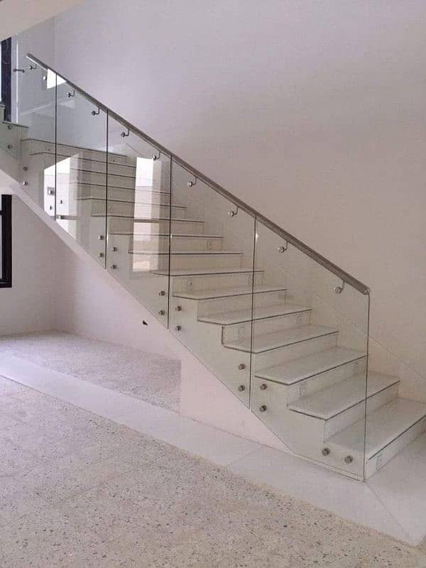 Glass railng / Stair glass railng / terrace glass railng 6