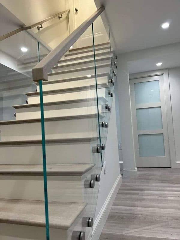 Glass railng / Stair glass railng / terrace glass railng 7