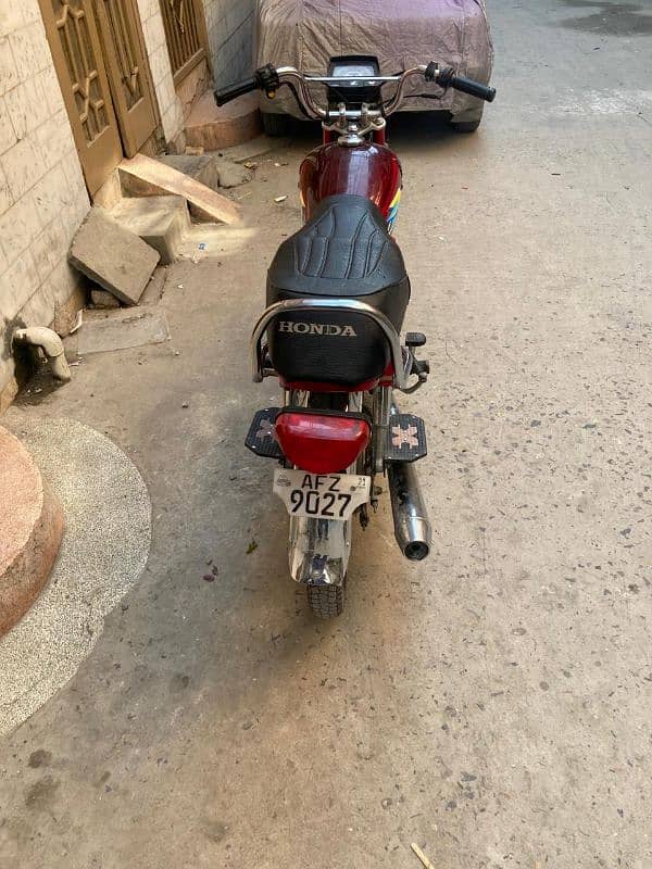 Honda CD70.2021 model h. Rawalpindi number. haa 3