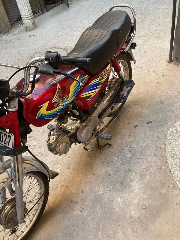 Honda CD70.2021 model h. Rawalpindi number. haa 4