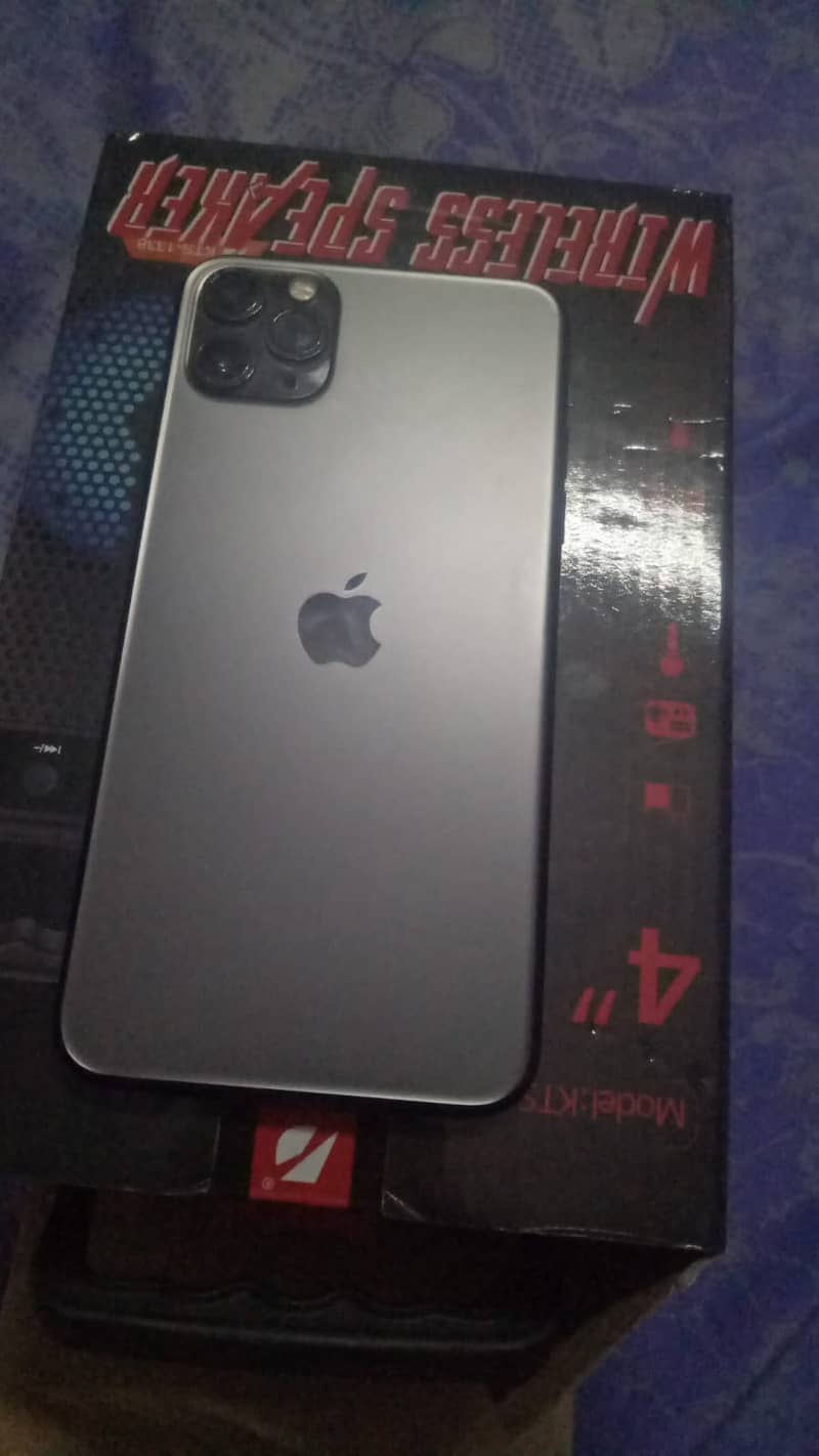 IPhone 11 Pro Max, 64GB, PTA Approved JV, with Box, Charger, Handsfree 1