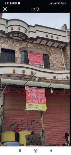 Man misrial road niyazi chowk 5 Marla commercial building