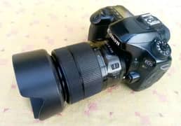 80D canon DSLR with 18-135mm lense