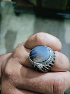 shajri haqeeq original irani antique chandi ring 30 gram