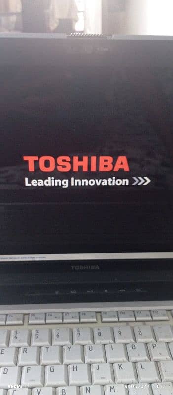 Toshiba laptop with charger. 10