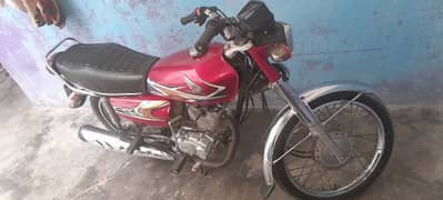 Honda CG 125 Red Colour 2020 End Model Karachi No. . .