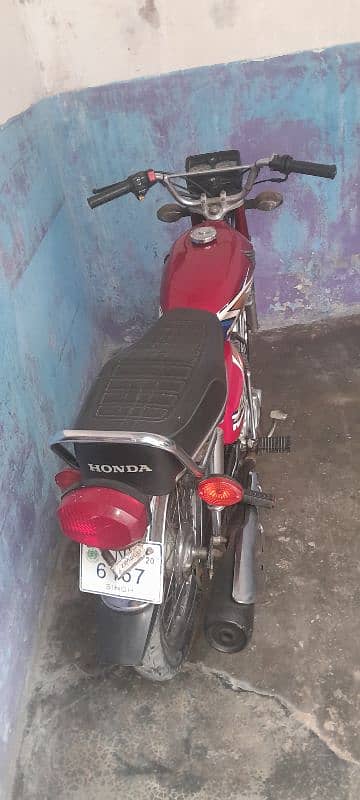 Honda CG 125 Red Colour 2020 End Model Karachi No. . . 2