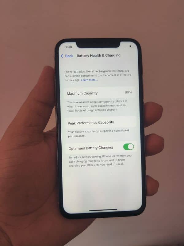 IPHONE X ( EXCHANGE POSSIBLE ) 64GB BATTERY 89% ORIGINAL 5