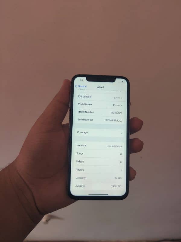 IPHONE X ( EXCHANGE POSSIBLE ) 64GB BATTERY 89% ORIGINAL 6