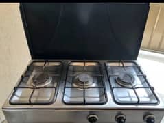 Kitchen Stove With 3 Burners