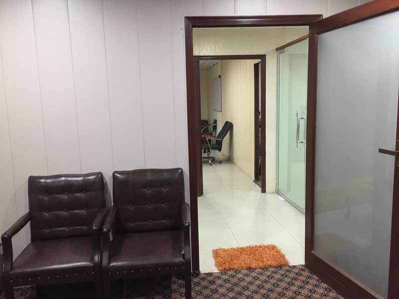 1800 Square Feet Fully Furnished New Corporate OFFICE FOR RENT GULBERG 2