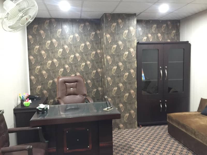 1800 Square Feet Fully Furnished New Corporate OFFICE FOR RENT GULBERG 3