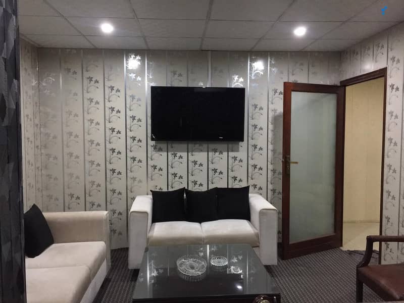 1800 Square Feet Fully Furnished New Corporate OFFICE FOR RENT GULBERG 13