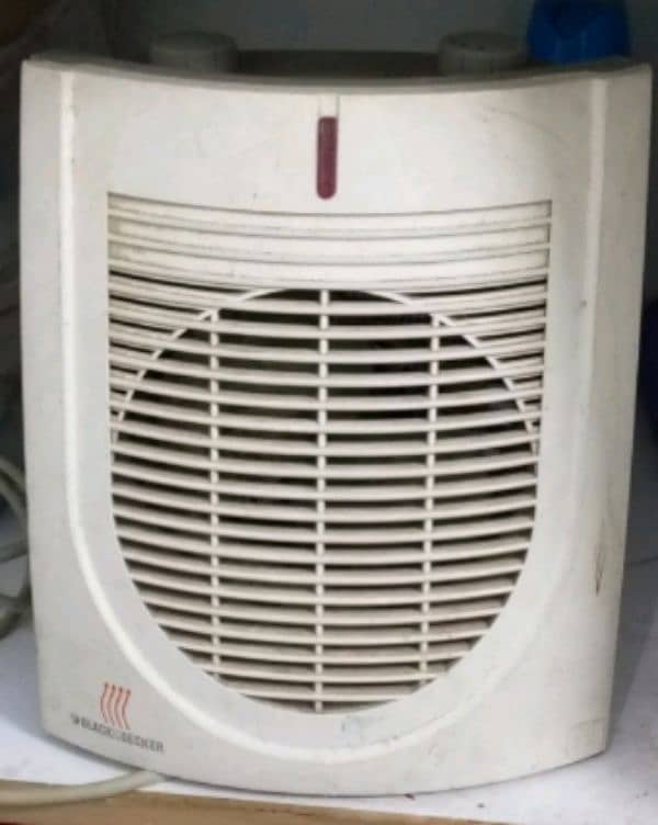 Air electric heater 2000 watt (black and decker) slightly used 1