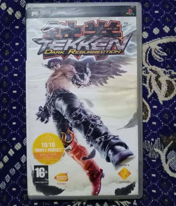 PSP Games Discs, Tekken Dark Resurrection, Fifa 6 2