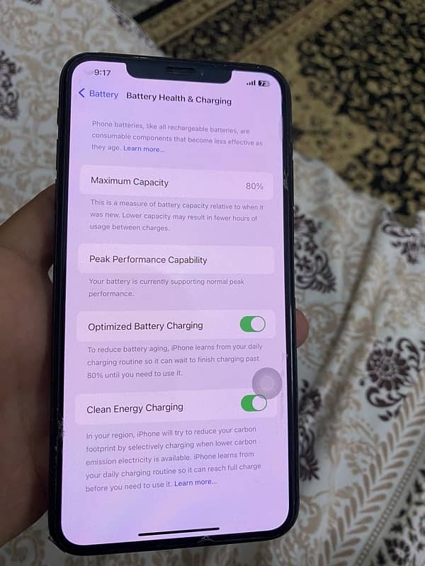 xs max 256 Pta Approved battery health 80 6