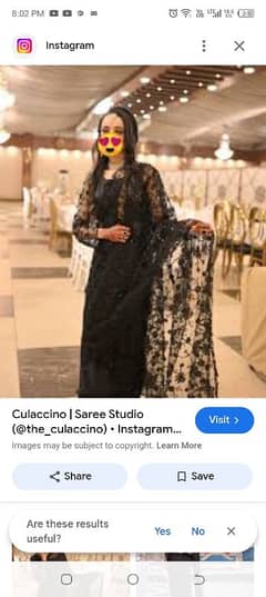 black saree