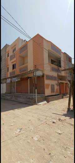 SECTOR 5-A/3 FOUR SHOPS, PARK FACING, 12 X 6 CORNER, WEST OPEN,G+2, NORTH KARACHI