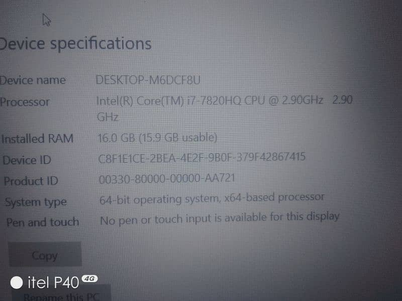 Dell Latitude 5580 Core i7 7th gen with HQ processor. 9