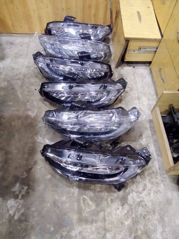 Honda civic 2016 to 2021 model headlight led available boxpack geniuen 1