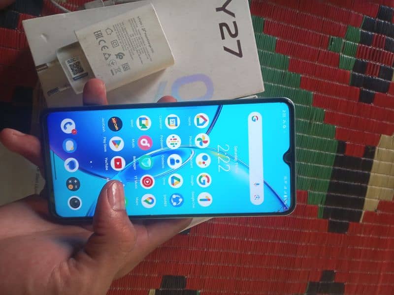 mobile vivo y27 6+6ram 128gb memory 03/49/770/36/89 is pa call kerin 3